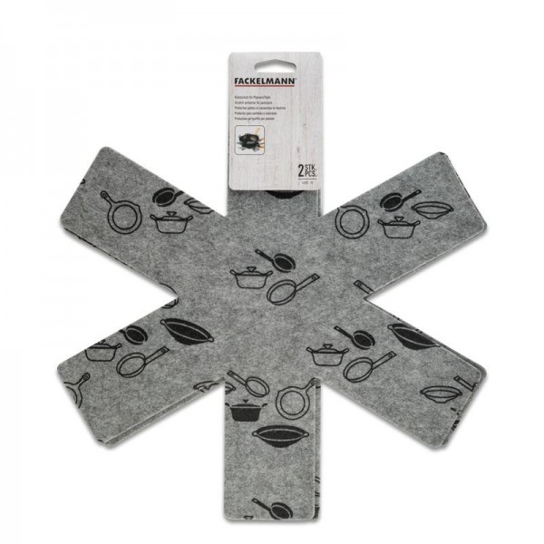 FACKELMANN Pfannenschutz-Set / VE = 4 Sets