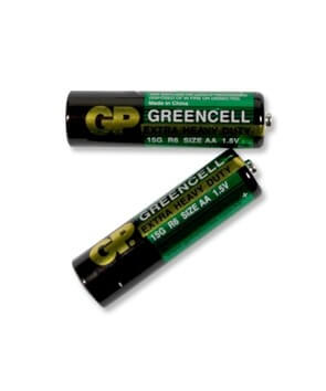 GP Greencell Batterien AAA / VE = 2 Stück