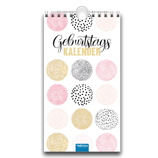 TRÖTSCH Geburtstagskalender / Stück